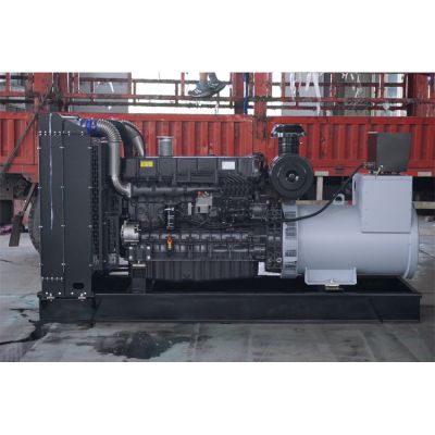 300kw上柴股份柴油發電機組-上柴股份6缸柴油機SC12E460D2柴油發電機組,缸徑/行程：128/153mm,柴油發電機組水冷發動機功率338KW,柴油發電機組配套馬拉松斯坦福發電機。廠價直銷歡迎選購：13773399855。